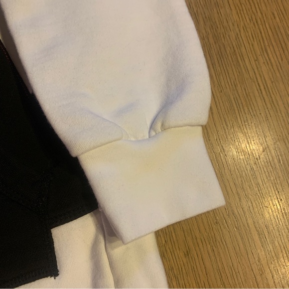 Mitchel & Ness Toronto Raptors White and Black Logo Pullover Hoodie Men Sz Small - Picture 11 of 13